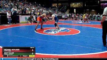 7A-190 lbs 3rd Place Match - Michael Heyliger, North Cobb vs Britt Blair, Camden County