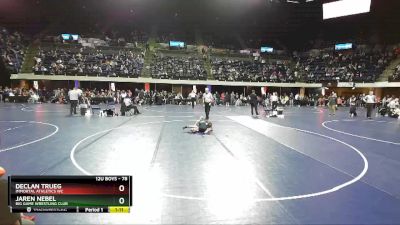 78 lbs Quarterfinal - Jaren Nebel, Big Game Wrestling Club vs Declan Trueg, Immortal Athletics WC