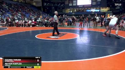 235 lbs Cons. Round 3 - Peyton Kuetlzo, Minooka vs Juliana Thrush, Ottawa (Twp.)