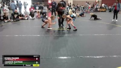 21 lbs Finals (2 Team) - Kyden Frasier, Lady Reapers vs Cadence Aultman, Steel Valley