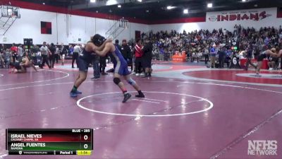 285 lbs Champ. Round 1 - Angel Fuentes, Ramona vs Israel Nieves, Calvary Chapel SA