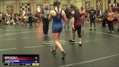 138 lbs Round 3 (4 Team) - Anne Schulz, MGW- Citrus Fruit vs Jocelyn Danbe, NJ-Select