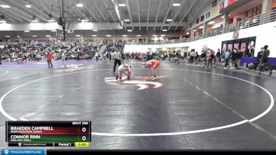 184 lbs Cons. Round 3 - Braeden Campbell, Northwestern (Iowa) vs Connor Rinn, Midland (Neb.)