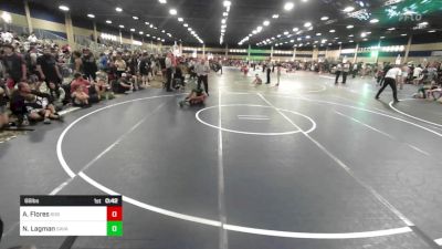 66 lbs Consolation - Akamu Flores, 808 Wc vs Noah Lagman, Savage House WC