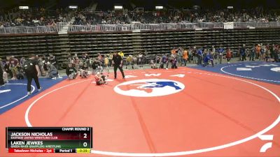 67 lbs Cons. Round 2 - Jackson Nicholas, Eastside United Wrestling Club vs Laken Jewkes, Green River Grapplers Wrestling