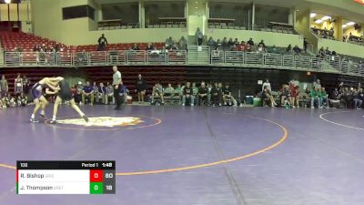 106 lbs Round 1 (8 Team) - Riley Bishop, Grand Island vs Jack Thompson, Gretna