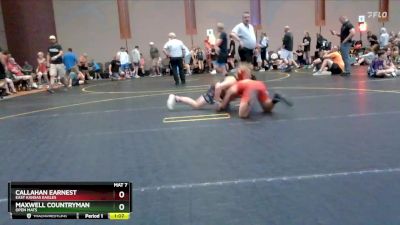 117 lbs Round 2 - Callahan Earnest, East Kansas Eagles vs Maxwell Countryman, Open Mats