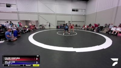 285 lbs Round 1 (8 Team) - Caleb Vancura, Minnesota Blue vs Willie Cox, Alabama