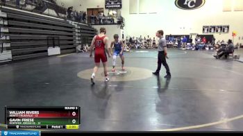 160 lbs Round 3 (8 Team) - William Rivers, Hewitt-Trussville vs Gavin Friese, Mortimer Jordan HS