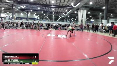 110 lbs Quarterfinal - James Wilson, Great Bridge Wrestling Club vs Ian Midgette, Hickory Wrestling Club