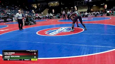 7A-215 lbs Cons. Round 2 - Cali Gober, Brookwood vs Henry Benjamin, Osborne