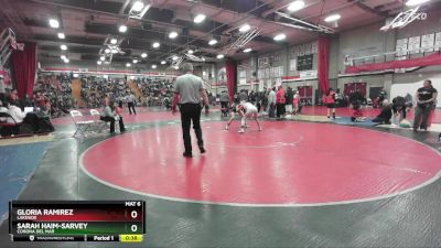 105 lbs Cons. Round 4 - Gloria Ramirez, Lakeside vs Sarah Haim-Sarvey, Corona Del Mar