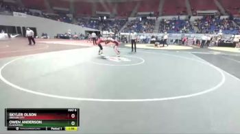 6A-113 lbs Champ. Round 1 - Owen Anderson, Clackamas vs Skyler Olson, Oregon City