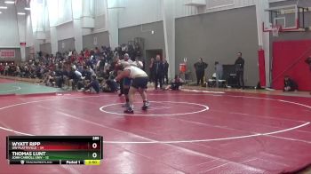 285 lbs Finals (2 Team) - Thomas Lunt, John Carroll Univ vs Wyatt Ripp, UW Platteville