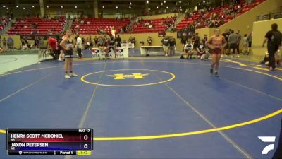 98 lbs Semifinal - Henry Scott McDoniel, AR vs Jaxon Petersen, NE