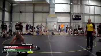 145 lbs Finals (8 Team) - Cheaney Schoeff, Indiana Outlaws 1 vs Kobi Burkett, Elite Athletic Club DZ