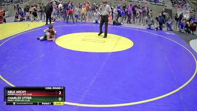 77 lbs Cons. Round 4 - Able Archy, Hidden Valley Mat Club vs Charles Utter, Sweet Home Mat Club