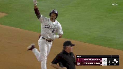 Aggie Baseball's Braden Montgomery Hit's 3 Run Home Run Vs. ASU