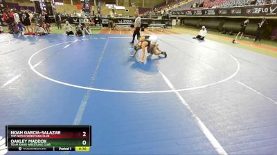 144 lbs Cons. Round 5 - Oakley Maddox, Team Idaho Wrestling Club vs Noah Garcia-Salazar, Top Notch Wrestling Club