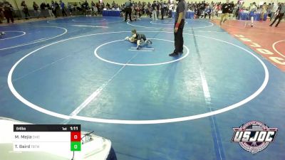 64 lbs Round Of 16 - Maddox Mejia, Chickasha Youth Wrestling vs Trig Baird, Topeka Blue Thunder