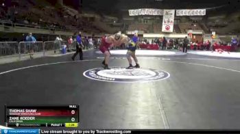 285 lbs Semifinal - Thomas Shaw, Windsor Wrestling Club vs Zane Roeder, California