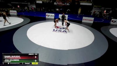 157 lbs Cons. Round 4 - Josh Goldberg, California vs Daniel Quevedo, Delano Diablos Wrestling