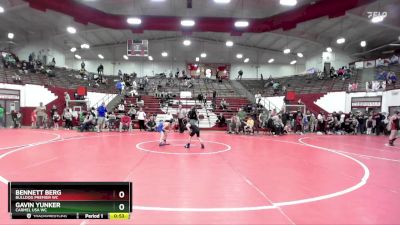 51-56 lbs 7th Place Match - Gavin Yunker, Carmel USA WC vs Bennett Berg, Bulldog Premier WC