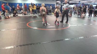 65 lbs Rr Rnd 1 - Natalie Shaver, North Carolina WF vs Bristol Pope, Bulldawg WC