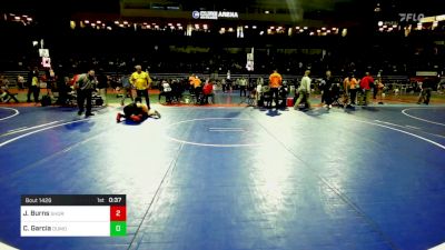 145 lbs Quarterfinal - Justus Burns, Shore Thing vs Christian Garcia, Dumont Rec. Wrestling