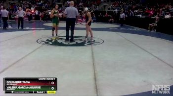 Girls 126 lbs Champ. Round 1 - Dominique Tapia, Rio Grande vs Valeria Garcia-Aguirre, Mayfield