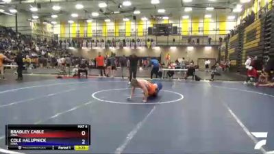 170 lbs Cons. Round 3 - Bradley Cable, Iowa vs Cole Halupnick, Iowa