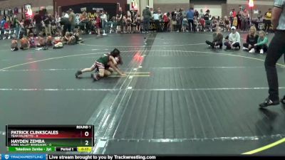 38 lbs Round 1 (4 Team) - Patrick Clinkscales, Team Palmetto vs Hayden Zemba, Steel Valley Renegades