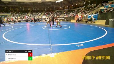 85 lbs Rr Rnd 2 - Kiyana Trout, Nebraska Elite vs Losa Nau Rarick, Westlake