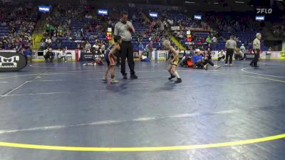 41 lbs Round Of 16 - Lukas Gregula, Mt. Lebanon vs Taha Ewis, Wilkes Barre