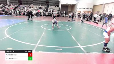 63-M lbs Round Of 16 - Michael Fusco, Pequannock vs Jacob Castro, UpperTownship