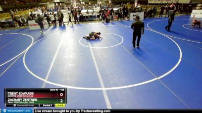 108 lbs Cons. Round 4 - Zachary Zentner, Team Temecula /Pin Club vs Trent Edwards, Granite Wrestling Club