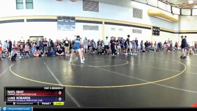 160 lbs Cons. Semi - Nayl Sbay, Carmel USA Wrestling Club vs Luke Robards, Maurer Coughlin Wrestling Club