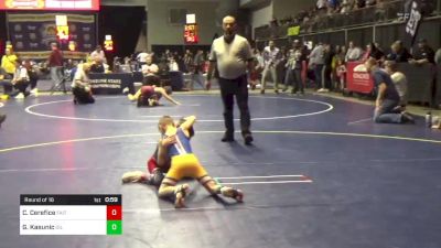 50 lbs Round Of 16 - Cooper Cerefice, Faith Christian vs Griffin Kasunic, Oil City