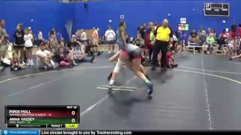 138 lbs Round 3 (6 Team) - Piper Moll, Hastings Wrestling Academy vs Anna Vassey, Steel Valley