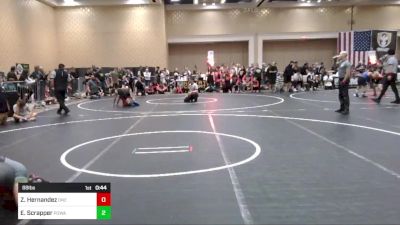 88 lbs Consi Of 8 #2 - Zaiden Hernandez, One Academy vs Eisa Scrapper, Poway Elite