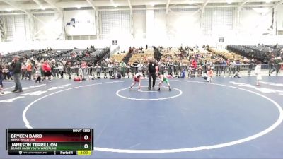 67 lbs Cons. Round 3 - Jameson Terrillion, Beaver River Youth Wrestling vs Brycen Baird, NWAA Wrestling