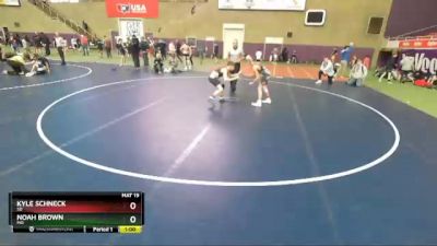 106 lbs Cons. Round 3 - Noah Brown, MO vs Kyle Schneck, SD