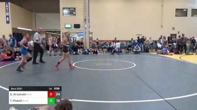 95 lbs Rr Rnd 3 - Shay Krysinski, Silo WC K-8 vs Titan Powell, Third Monkey K-8