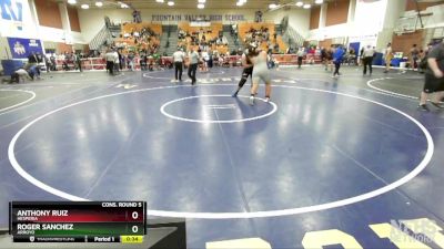 285 lbs Cons. Round 5 - Roger Sanchez, Arroyo vs Anthony Ruiz, Hesperia