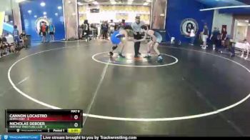 126 lbs Round 3 (8 Team) - Cannon LoCastro, North Port vs Nicholas Deboer, Heritage Wrestling Club
