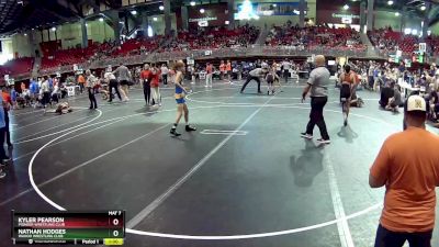 80 lbs Cons. Round 4 - Nathan Hodges, Wahoo Wrestling Club vs Kyler Pearson, Pioneer Wrestling Club