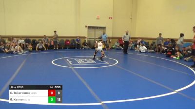 65 lbs Rr Rnd 2 - Caleb Tsikerdanos, K8 Phoenix vs Grant Kemrer, K8 Tristate Elite