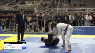 OWEN SABROE vs JOAO VICTOR AMBROSINI RIBEIRO 2022 Pan Jiu Jitsu IBJJF Championship