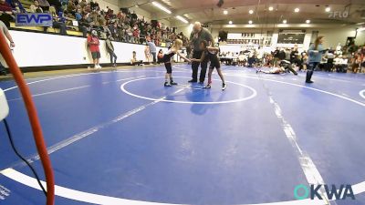 47 lbs Rr Rnd 2 - Raquel Hernandez, Black Fox Wrestling Club vs Nevalee Petty, Skiatook Youth Wrestling