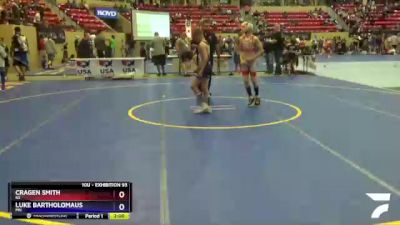 Exhibition 93 lbs Round 1 - Cragen Smith, KS vs Luke Bartholomaus, MN